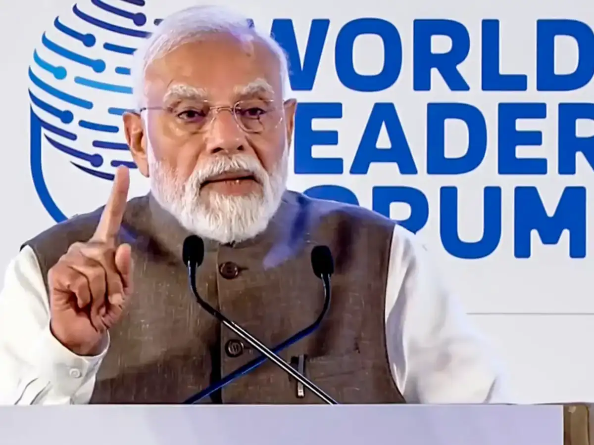 PM Modi during Economic Times World Leaders Forum 2026